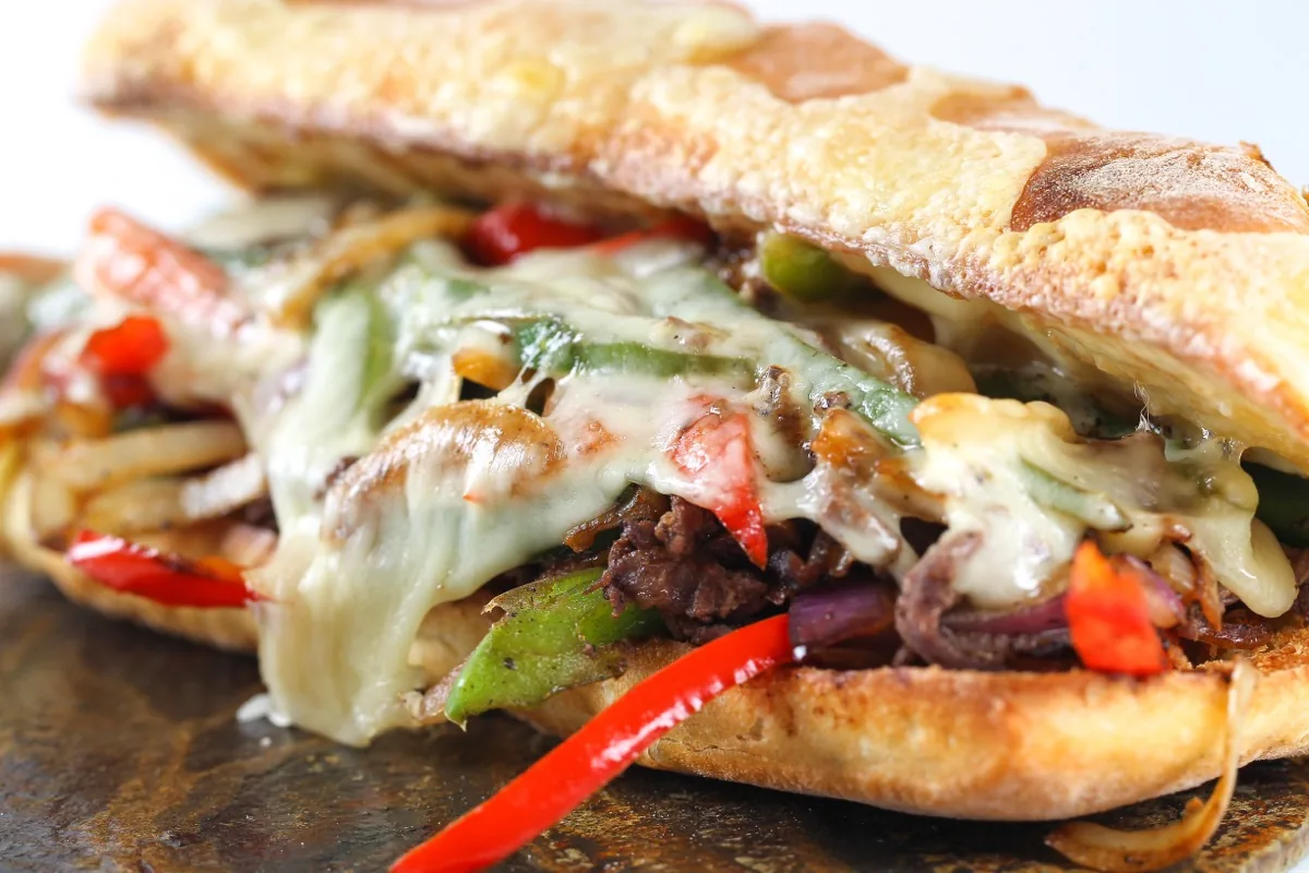 Philly cheesesteak sandwich at IST NOLA, New Orleans
